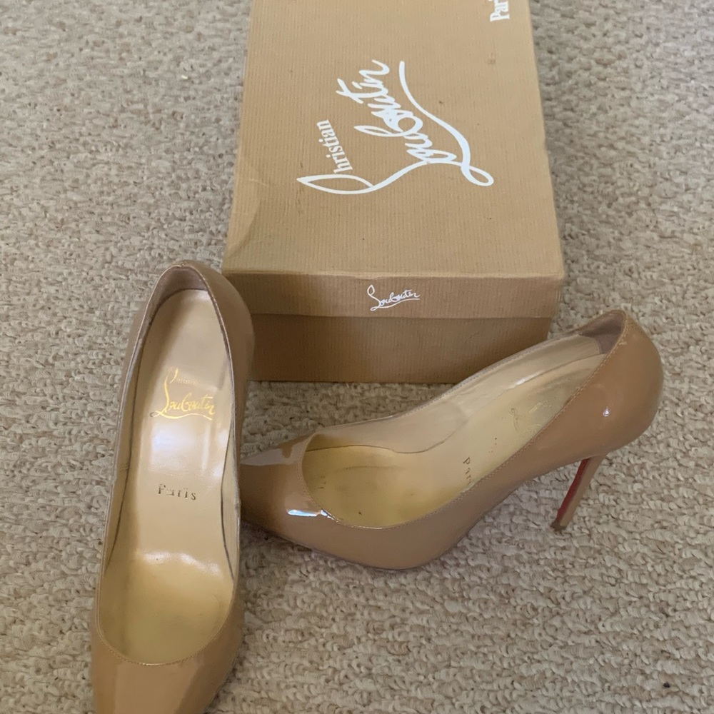Christian louboutin stilettos: Classic, Patent 4” 100mm